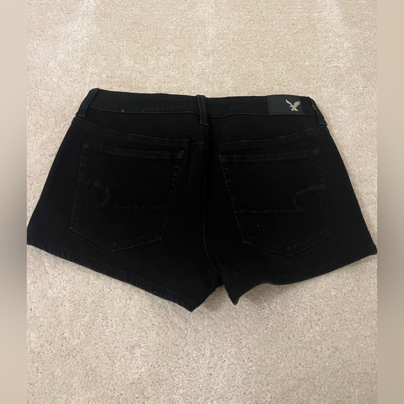 American eagle brand new black high rise shortie shorts - Picture 2 of 3